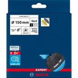 Bosch Professional Expert Multiloch Stützteller, hart, Ø150mm, M8, Schleifteller schwarz, für Bosch Exzenterschleifer