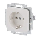 Busch-Jaeger Steckdosen-Einsatz Anschlussweiß Schutzkontakt Typ F 16 Ampere 250 Volt Unterputz weiß (glänzend), Retail