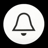 Busch-Jaeger Tastersymbol Klingel 2144 KI, Schalter Retail