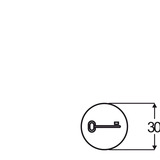 Busch-Jaeger Tastersymbol Klingel 2144 KI, Schalter Retail