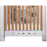 Corsair FRAME 5000D WOOD RS, Tower-Gehäuse weiß/holz, Tempered Glass