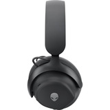 Dell Alienware Pro Wireless Dark Side of the Moon, Gaming-Headset schwarz, Hi-Res Audio, Bluetooth, USB-C Dongle