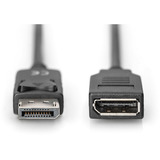 Digitus DisplayPort 1.2 Verlängerungskabel, Stecker > Buchse schwarz, 2 Meter