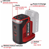 EINHELL Akku-Energiestation TC-ES 18/150/1 Li-Solo, Ladestation 