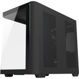 FSP M580 Plus, Tower-Gehäuse schwarz, Tempered Glass