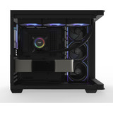 FSP M580 Plus, Tower-Gehäuse schwarz, Tempered Glass