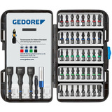 GEDORE Torsions-Bit-Set 666-045, 45-teilig, Bit-Satz Farbcodierung