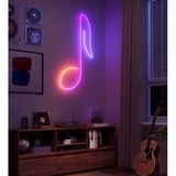 Govee Biege-Clips für Neonlichtschlauch 2 schwarz, 5 Stück, Metall