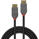 Lindy DisplayPort 1.4 Kabel, Anthra Line schwarz, 2 Meter