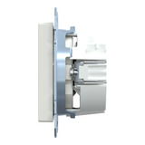 Merten Schutzkontaktsteckdose mit erhöhtem Berührungsschutz weiß (glänzend), Retail