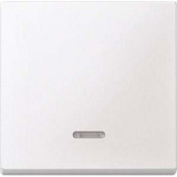 Merten Wippe Kontrollfenster für Schalter- und Tastereinsatz, zweiteilige Wippe, Thermoplast weiß (matt), Retail