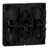 Merten Wippe für Serienschalter, zweiteilig, lackiert, matt, Klemmbefestigung, IP20, MEG3400-0403 schwarz (matt), Retail