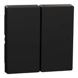 Merten Wippe für Serienschalter, zweiteilig, lackiert, matt, Klemmbefestigung, IP20, MEG3400-0403 schwarz (matt), Retail