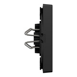 Merten Wippe für Serienschalter, zweiteilig, lackiert, matt, Klemmbefestigung, IP20, MEG3400-0403 schwarz (matt), Retail