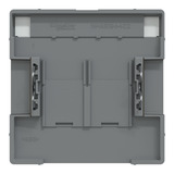 Merten Zentralplatte 2fach mit Schriftfeld und integrierten Verschlussschiebern bronze, Retail