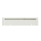 Merten Zentralplatte besonders flach für Raumtemperaturregler-Einsatz mit Schalter 534819 weiß (glänzend), Retail