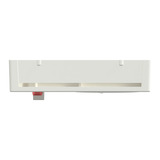 Merten Zentralplatte besonders flach für Raumtemperaturregler-Einsatz mit Schalter 534819 weiß (glänzend), Retail