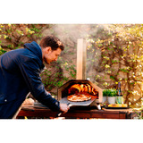 Ooni Premium Pizzaheber 14", perforiertes Aluminium, Grillbesteck silber/schwarz, für Pizzen bis ca. Ø 36cm