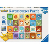 Ravensburger Kinderpuzzle Pokémon Gesichter 100 Teile