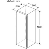 Siemens KW36KATGA iQ500, Weinkühlschrank schwarz, 2 Temperaturzonen