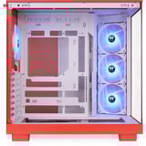 Thermaltake View 380 XL TG ARGB , Tower-Gehäuse rot, Tempered Glass x 2