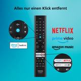 Toshiba 65UF3F63DAR, LED-Fernseher 164 cm (65 Zoll), schwarz, UltraHD/4K, Triple Tuner, HDR, Fire TV