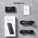 UGREEN US216 USB 3.0 KVM Switch 2PC 2-In 4-Out Umschaltbox, USB-Switch 