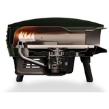 Witt Pizzaofen ETNA Rotante Piccolo 13" mat black schwarz, für Pizzen bis ca. Ø 33cm, rotierender Pizzastein