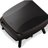 Witt Pizzaofen ETNA Rotante Piccolo 13" mat black schwarz, für Pizzen bis ca. Ø 33cm, rotierender Pizzastein