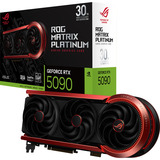 ASUS GeForce RTX 5090 ROG Matrix Platinum, Grafikkarte schwarz/dunkelrot, DLSS 4, 3x DisplayPort, 2x HDMI 2.1
