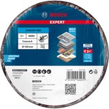 Bosch Professional Expert Vliesscheibe N880 Grob, Ø 150mm, Schleifblatt braun, 5 Stück, für Exzenterschleifer