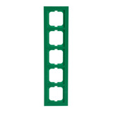 Busch-Jaeger Rahmen fünffach grün, Retail