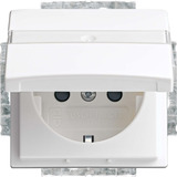 Busch-Jaeger Schutzkontaktsteckdose Einsatz 20 EUKB-914 weiß, Retail