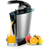 Cecotec Zitruspresse Essential Vita Hyden 600 Steel edelstahl/schwarz, 600 Watt, direkter Saftauslauf