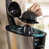 Cecotec Zitruspresse Essential Vita Hyden 600 Steel edelstahl/schwarz, 600 Watt, direkter Saftauslauf