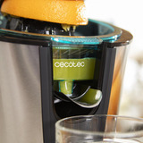 Cecotec Zitruspresse Essential Vita Hyden 600 Steel edelstahl/schwarz, 600 Watt, direkter Saftauslauf