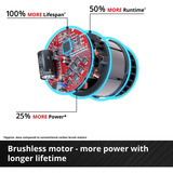 EINHELL Akku-Vertikutierer-Lüfter GE-SC 36/35 Li-Solo, 36Volt (2x18V) rot/schwarz, ohne Akku und Ladegerät