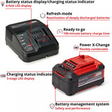 EINHELL PXC-Starter-Kit 5,2 Ah, Set schwarz/rot