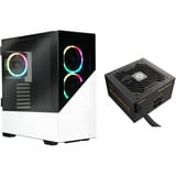 Enermax K8 ARGB + Marblebron II 650W, Tower-Gehäuse weiß, Bundle (Gehäuse + Netzteil)