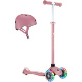 GLOBBER Primo Plus Lights inkl. Helm, Scooter rosa/pink