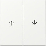 Gira Wippe zweifach mit Pfeilsymbol weiß, Retail