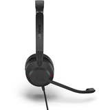 Jabra Evolve2 30 SE, Headset schwarz, Microsoft Teams-Version, USB-C und USB-A, Stereo
