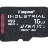 Kingston Industrial 16 GB microSDHC, Speicherkarte schwarz, UHS-I U3, Class 10, V30, A1