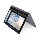 Lenovo ThinkPad X1 2-in-1 G9 (21KE0063GE), Notebook grau, Intel® Core™ Ultra 7 155U, Intel® Graphics, 32 GB LPDDR5X, 1 TB (1 TB SSD), Windows 11 Pro 64-Bit