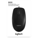 Logitech B100 Optical USB Mouse for Business, Maus schwarz