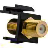 Merten BNC Female Keystone Einsatz, Keystone-Modul schwarz, Retail