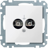 Merten Steckdosen Einsatz Potentialausgleich weiß, Retail