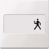 Merten Wippe mit Schriftfeld weiß, Retail