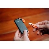 Verbatim Pocket SSD 2 TB, Externe SSD schwarz/orange, USB-C 3.2 Gen 2 (10 Gbit/s), mit Schlüsselring und Kabelhalter