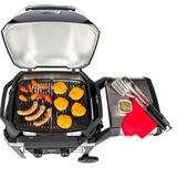 Weber Elektrogrill Pulse 2000 mit Wagen schwarz/silber, 2.200 Watt